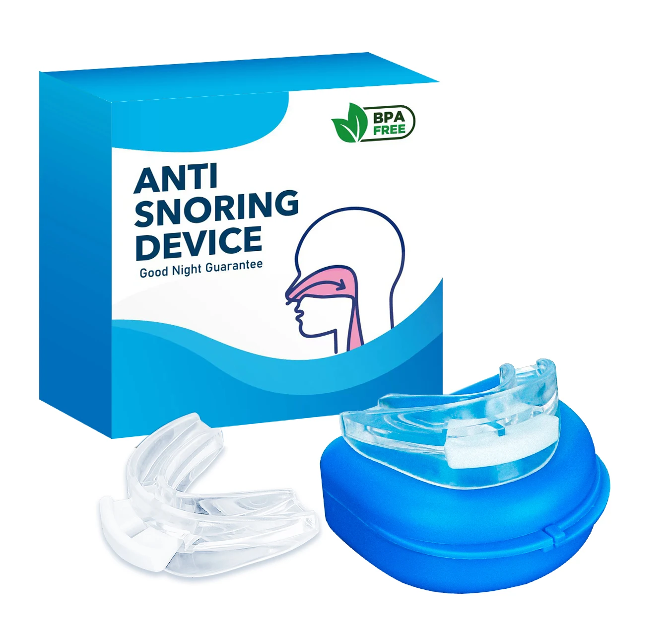 S0354142a39a447dc8c840b7094d7de70T.webp Anti-Snoring Mouth Guard – Stop Snoring & Teeth Grinding Sleep Aid - Image 1