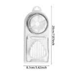 2-in-1 Multi-Function Egg & Fruit Slicer – Durable Kitchen Gadget for Easy Cutting - Image 2