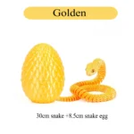 3D Printed Flexible Snake Ornament – Realistic Movable Snake Toy & Home Decoration Accessory - Image 13