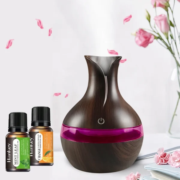 Cool Mist Aroma Diffuser with 7-Color LED Night Light