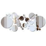 26PCS 3D Acrylic Mirror Wall Stickers Set - Image 2