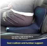 Memory Foam Seat Cushion & Lumbar Support Set - Image 3