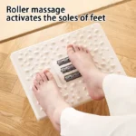 Ergonomic Under Desk Foot Rest – Portable Foot Stool with Massage Rollers for Home & Office - Image 2