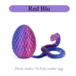 3D Printed Flexible Snake Ornament – Realistic Movable Snake Toy & Home Decoration Accessory - Image 16