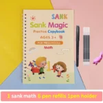 Reusable Magic Copybook Set for Kids – Montessori Writing & Drawing Practice Book - Image 12