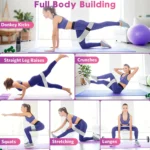 Fabric Resistance Bands Set – Glute, Thigh & Hip Workout Loops for Fitness & Yoga - Image 5