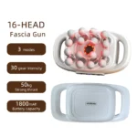 16-Head Fascia Massage Gun – High-Frequency Muscle & Body Relaxation Massager - Image 9