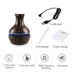 Cool Mist Aroma Diffuser with 7-Color LED Night Light - Image 6