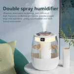 1.3L Double Spray Air Humidifier – Cool Mist Aroma Diffuser & Essential Oil Purifier for Home & Office - Image 2