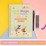 Reusable Magic Copybook Set for Kids – Montessori Writing & Drawing Practice Book - Image 13