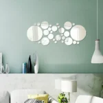 26PCS 3D Acrylic Mirror Wall Stickers Set - Image 6