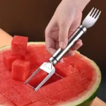 Stainless Steel Windmill Watermelon Cutter – Easy Fruit Slicer & Kitchen Gadget