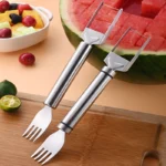 Stainless Steel Windmill Watermelon Cutter – Easy Fruit Slicer & Kitchen Gadget - Image 2