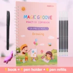 Reusable Magic Copybook Set for Kids – Montessori Writing & Drawing Practice Book - Image 17