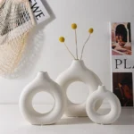 Modern Plastic Plant Pot & Floral Display Bottle for Home Decor